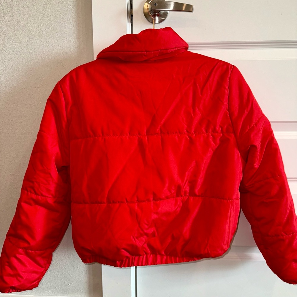 Wild Fable Vibrant Red Puffer Jacket Size XS ✨♥️ - Picture 10 of 11